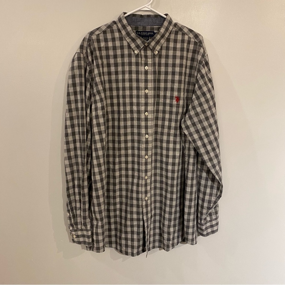 U.S. Polo Assn long sleeve button up shirt men’s XLT